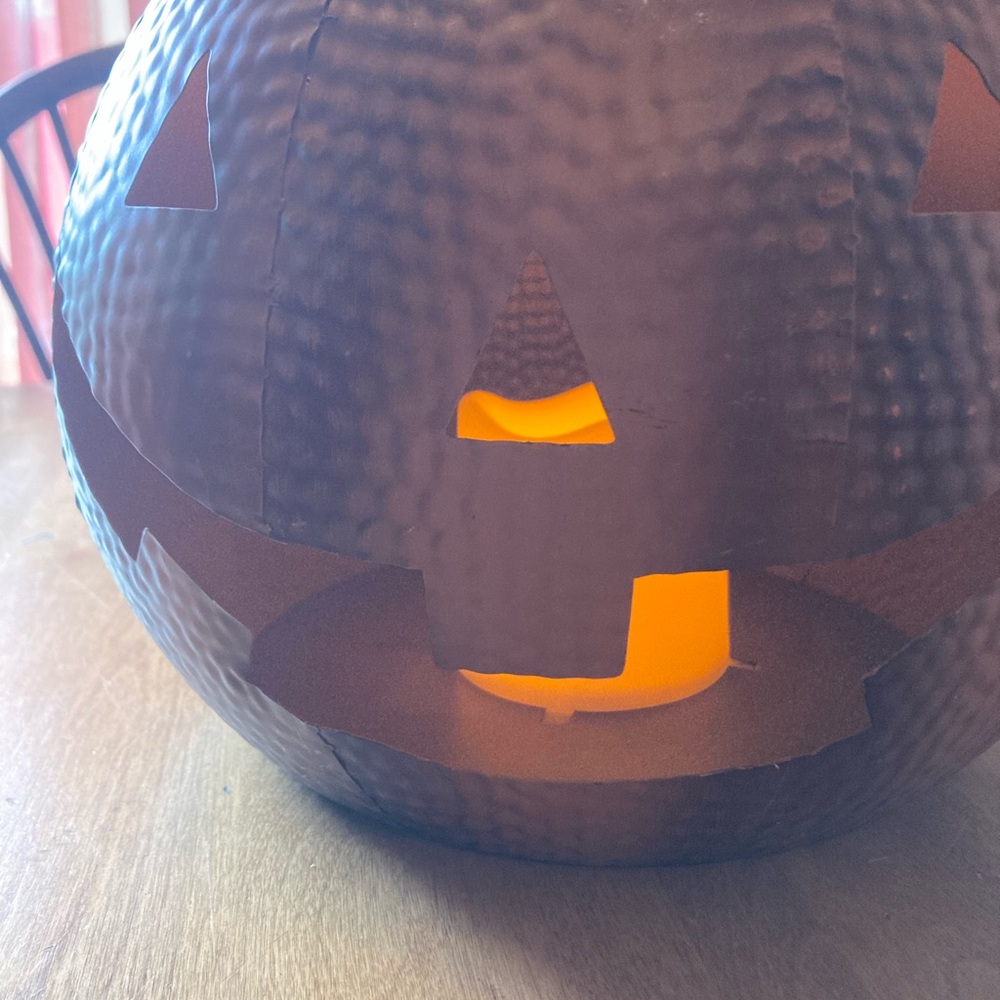 New Hello Fall Halloween Jack-O-Lantern - Picture 2 of 9